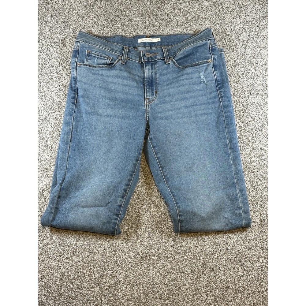 Levi's Jeans Women's Size 6M Blue Mid-Rise Classic Bootcut Denim 32" Inseam